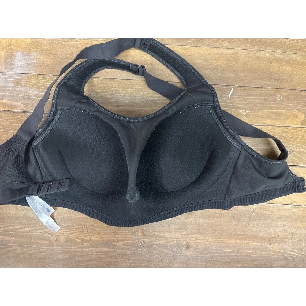 Victorias Secret VSX Sport Black Crossback Sports Bra Size S